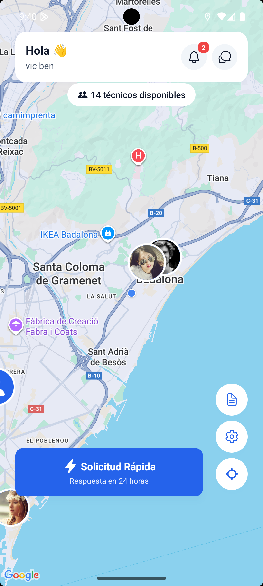 Techonecto App - Perfil técnico